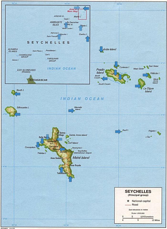 Image map of station locations
